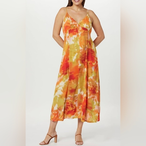 The Drop Women's Isa V-Neck Maxi Dress #697, 698, 699 - Picture 8 of 14